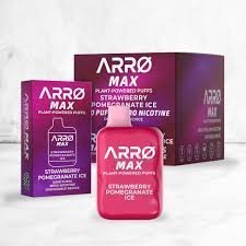 download-35.jpeg ARRØ MAX – Strawberry Pomegranate Ice (5,000 Puffs) Plant Powered Aromatherapy Device